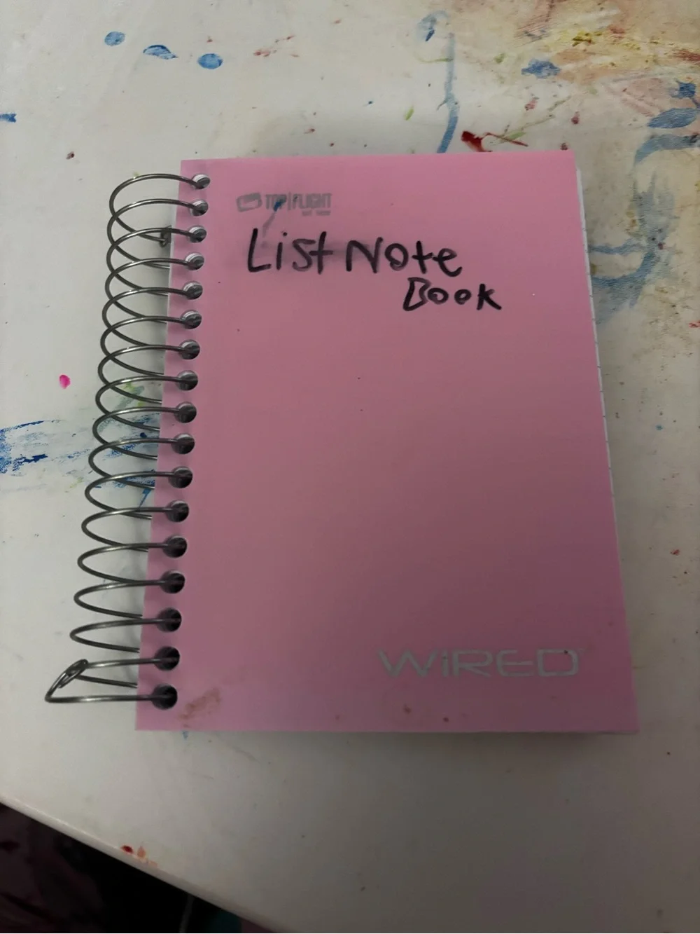 Small Pink Spiral Notebook